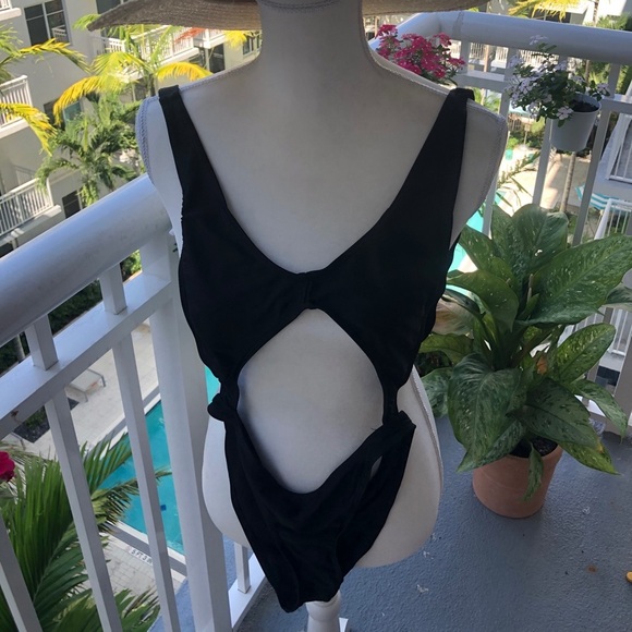 Victoria's Secret Other - Black cut out one piece swimsuit small